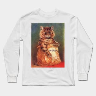 Cat in a Sweet Sack Long Sleeve T-Shirt